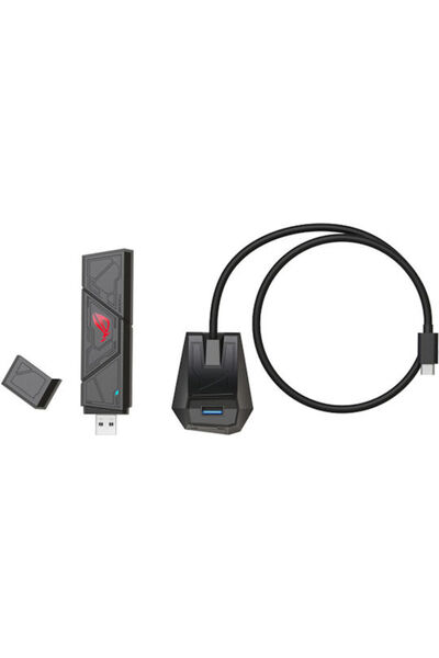 ASUS 90IG09I0-MO0B00 Προσαρμογέας Δικτύου USB με Ασύρματη Σύνδεση Wi-Fi 6500Mbps