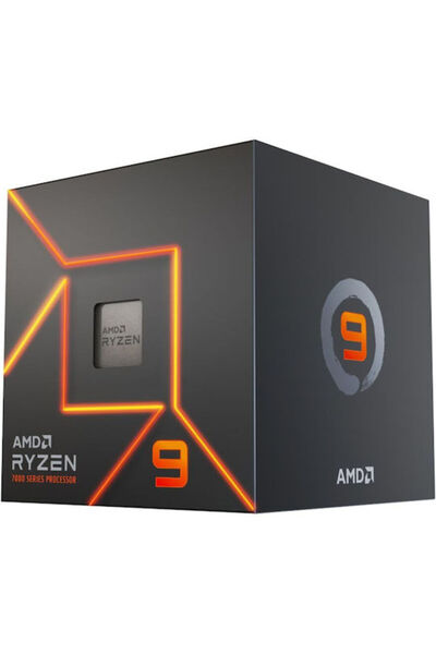 Amd Επεξεργαστής Ryzen 9 7900 3.7GHz 12 Πυρήνων για Socket AM5 σε κουτί με ψύ...