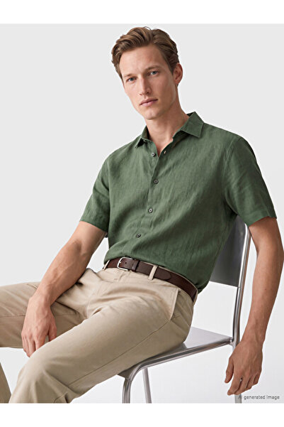 LC Waikiki Shining Choices from Shining Store Standard Fit 100% Linen Men's S...