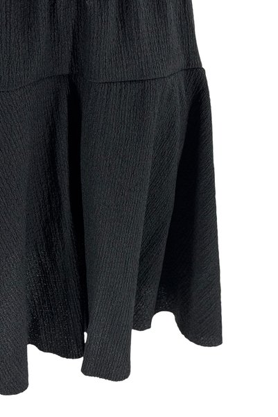 Kidiba Girl's Black Color Shorts Skirt with Bow on the Front
