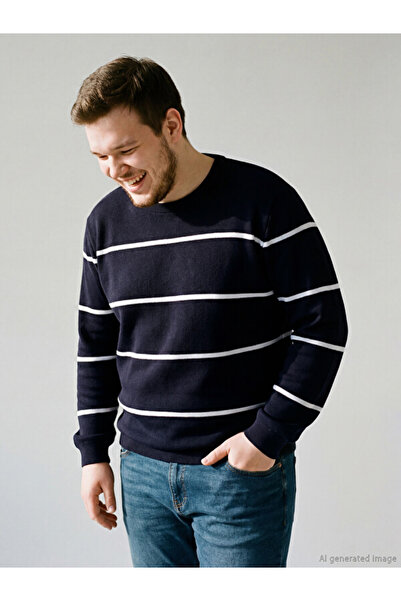 LC Waikiki Sparkling Choices from Shining Store Zero Roba Collar Striped Men'...