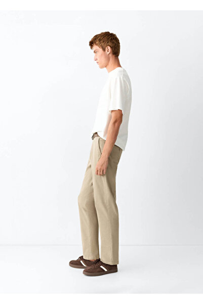 Mango Teen Pamuklu chino pantolon