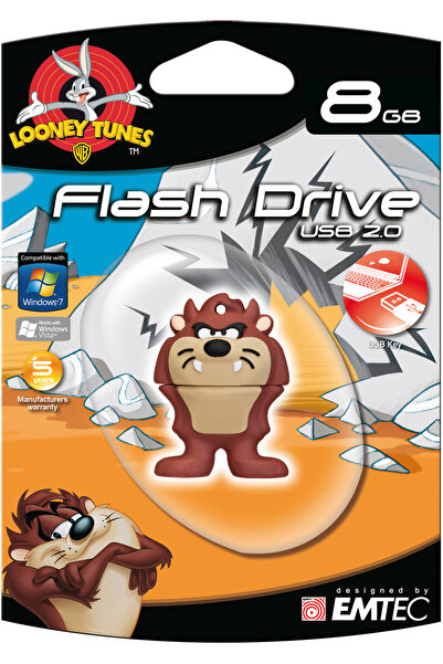 Emtec Stick USB 2.0 - 8GB Looney Tunes - Taz