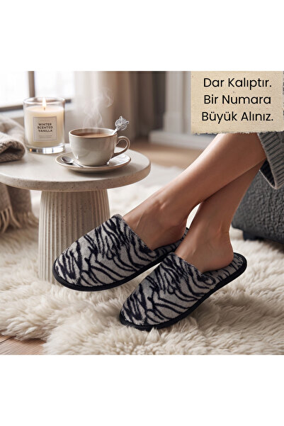 AYLASYA Kadın Kışlık-Misafir-Çeyizlik Yumuşak Süngerli Taban Ev Terliği