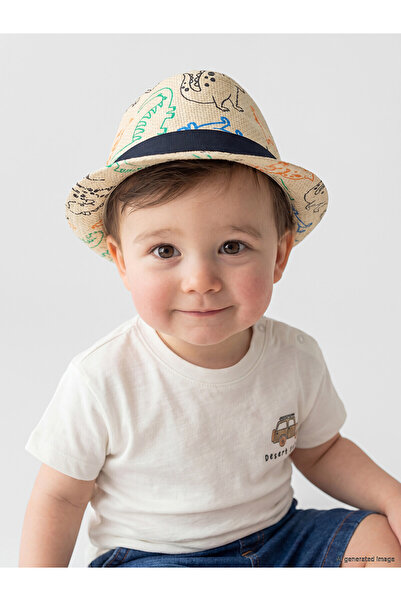 LC Waikiki Trendlucky Baby Boy Trilby Hat with Printed Difference