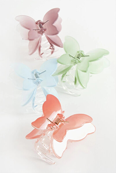 Generic Brand Double Wing Butterfly Colored Latch Buckle 8 cm