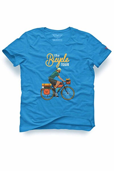 Tarrzzcom Unisex 100% Cotton Regular Fit Biker Printed T-Shirt - Bicycle Tour...