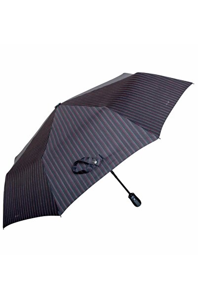 Parasol Umbrela automata Carbon Steel - model cu Dungi negru,