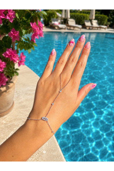 ZEYNORA JEWELLERY 14k Vip GoldVe Gümüş Renk Çelik Zirkon Taşlı Şahmeran-Zarif...