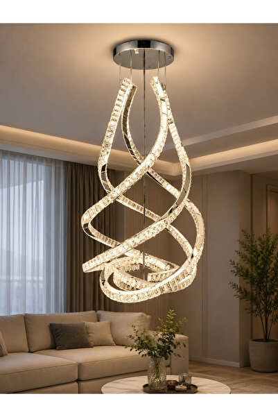 Avizella Kristal Dalga Led Avize