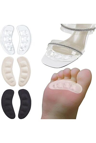 Yelajoy 3 Pairs Metatarsal Pads, Forefoot Cushions for Shoes, Gel Inserts for...