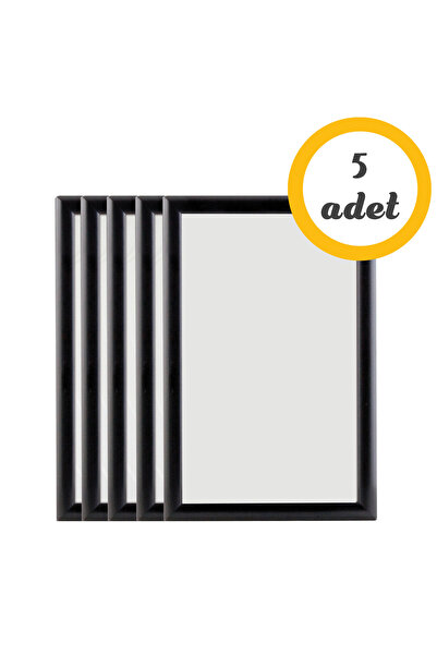Tilki Dünyası 5-Pack A3 Black Retractable Aluminum Frame Set - 25 mm Profile ...