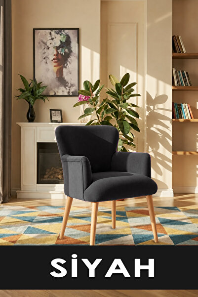 LOVİSSE HOME Hera Tekli Koltuk Berjer - Ofis Bekleme Salonu Kafe Balkon ve Mu...