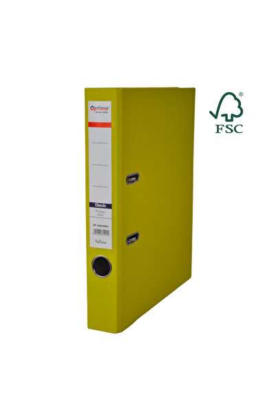 Optima Biblioraft A4, Plastifiat Pp/Paper, Margine Metalica, 50 Mm, Classic -...