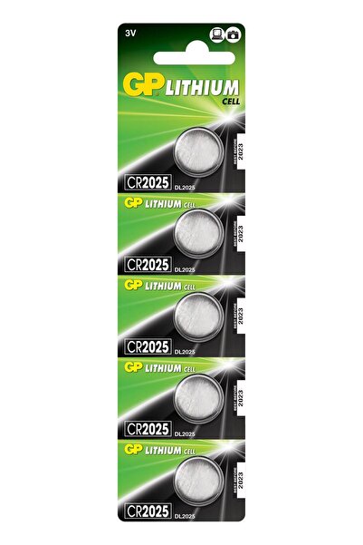Generic Brand Baterie GP Batteries, butoni (CR2025) 3V lithium, blister 5 buc...
