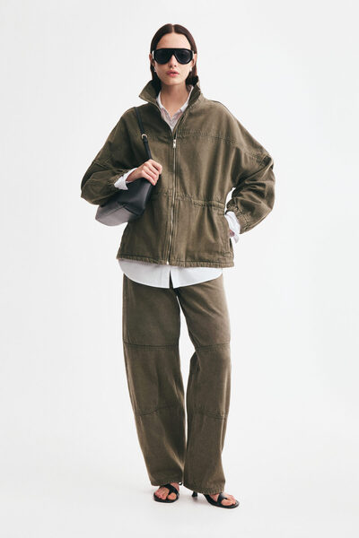 H&M Pamuklu Oversize Kot Ceket