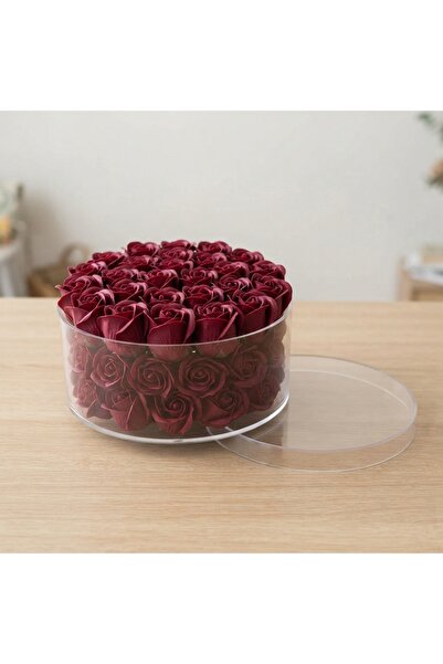 DeaL Set de 50 de trandafiri din săpun premium 5x5 cm — Eleganță și Răsfăț 🌹 ✨