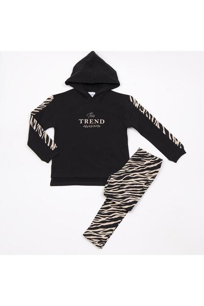 TRAX Σετ κολάν κορίτσι "Trend" μαύρο