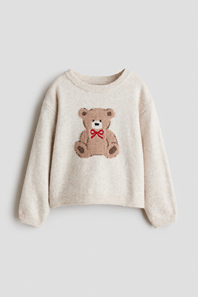 H&M Motif Detaylı Kazak