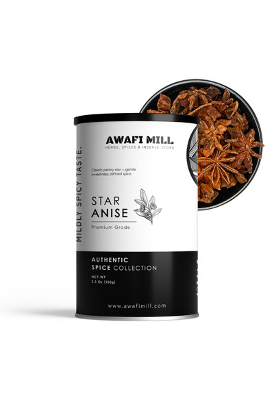 AWAFI MILL Star Anise 100 g | Badian | Illicium verum