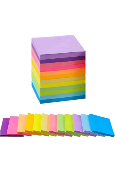 SKY TOUCH SKY-TOUCH Sticky Notes 3x3 inch, 600 Sheets Self-Stick Fluorescent ...