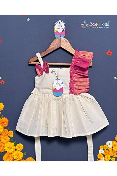Generic Brand Baby Onam Special Cotton Frock