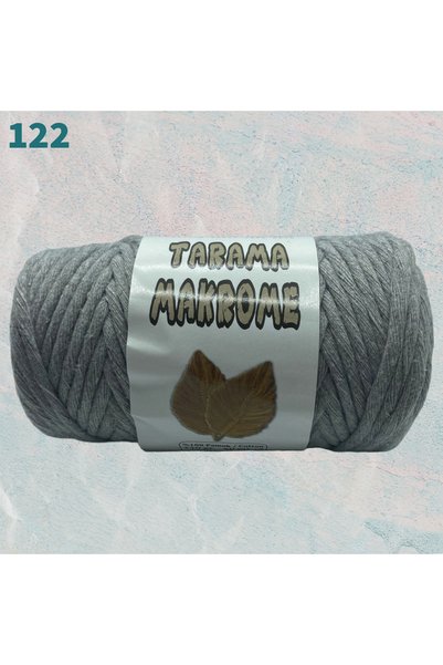 Oxford İplik Tarama Macrame 5 mm - 122 Medium Gray