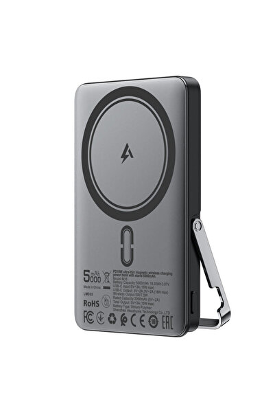 Acefast M16 Magnetic Wireless Power Bank 5000mAh – 18W PD Fast Charging, USB-...