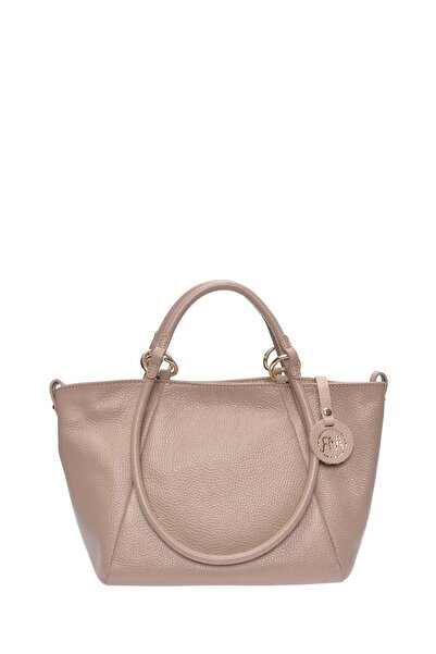 SimpleFind Roberta M Geanta piele -Adela-Taupe,Geanta de mana piele naturala,...
