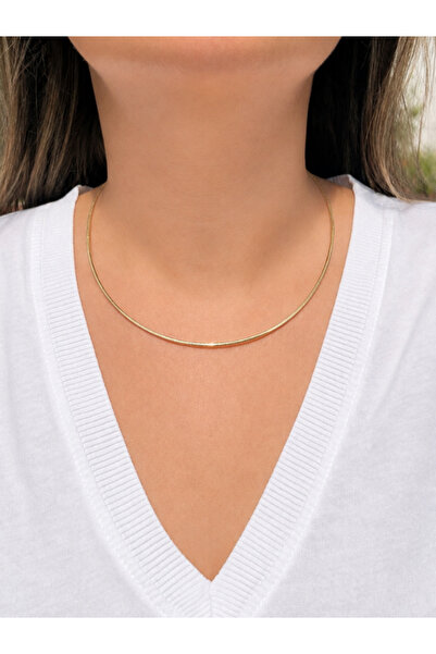 bijux by mrv Xuping Double Textured Thin Necklace