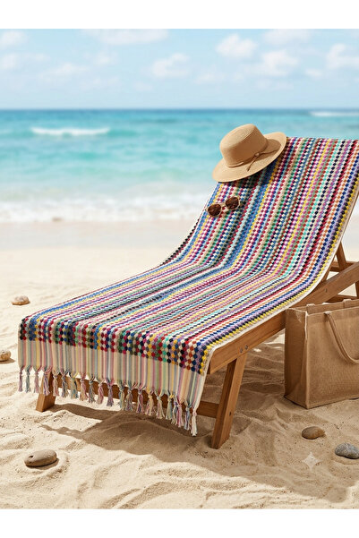 Life Line Cotton Plush and Soft Beach Towel