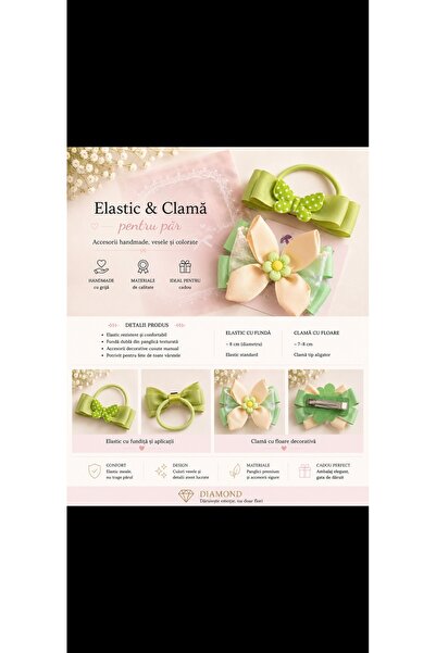 Generic Brand Set asortat pentru par clama&elastic