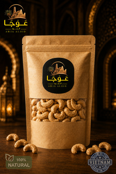 AWJA ALJUD Premium Vietnamese Cashew Nuts |   500g - Roasted from Ugga Jodha