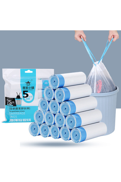 Choice10 Approximately45X50cm 15 roll white 45x50cm Scented Drawstring Trash ...