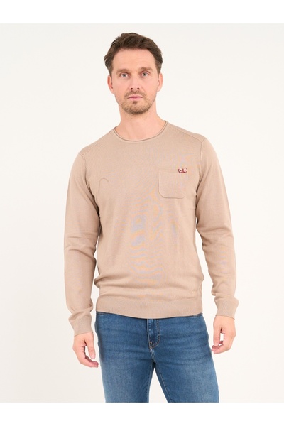 Lee Cooper - Pulover barbat cu maneca lunga si detalii