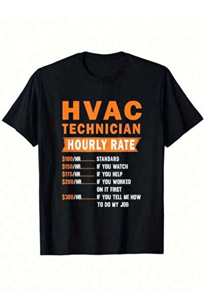23ERVA 1pc Womens HVAC Technician Funny Job Quote TshirtCotton 180gsm.Printed...
