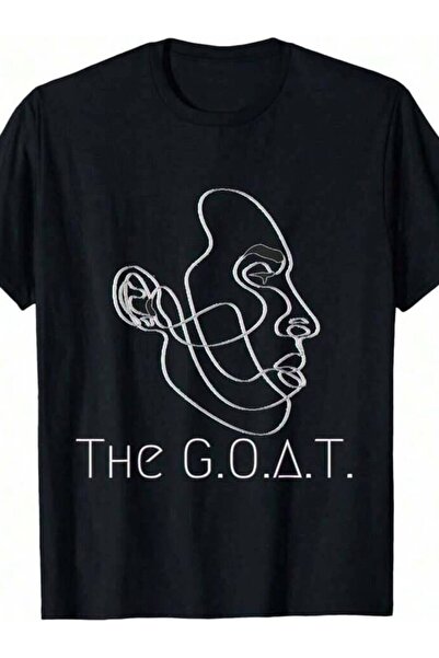 9JY تي شيرت The Goat (أفضل من نوعه على الإطلاق) هدية للأب والمعلم، تي شيرت مخ...