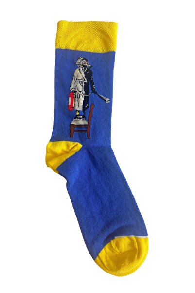 TMR Wearable Art Quality Comfortable Breathable Unisex Socks (Size 41-46)