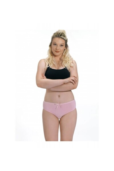 Cottonhill Γυναικεία βαμβακερά εσώρουχα 3/4 ροζ 0721R, Μέγεθος M
