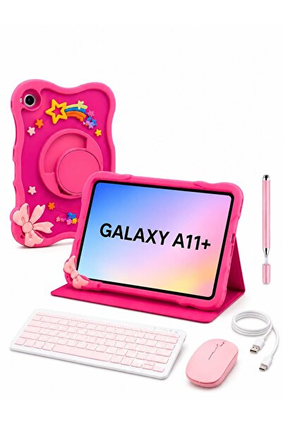 Samsung Galaxy Tab A11 Plus 11'' 6GB 128GB TABLET+KILIF+KLAVYE+MOUSE+ŞARJ BAŞ...