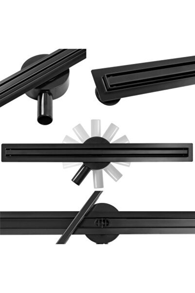 Calani Rigolă de Duș Liniară ECO360 Slim 60 cm Black