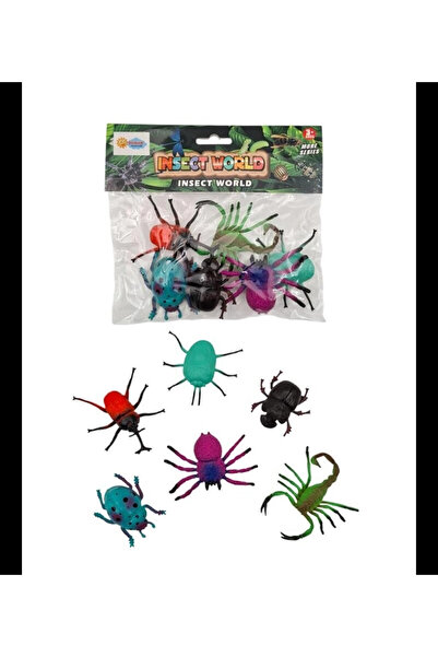 SORA GROUP Dmn1122B-1 Pvc 5-Piece Insects -Dmn