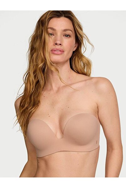 Victoria's Secret Bombshell 2 Beden Büyük Gösteren Push-Up Straplez Sütyen