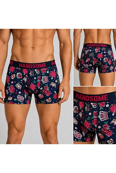 Softwearr Men's Patterned Model Boxer