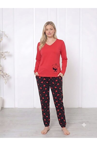 Ryam Mooda Women's 95% Cotton 5% Lycra Combed Cotton Pajama Set – Long Sleeve...