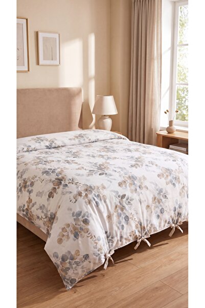 kesenegore Double 100% Cotton Eucalyptus Patterned Duvet Cover 220X200 cm |  ...