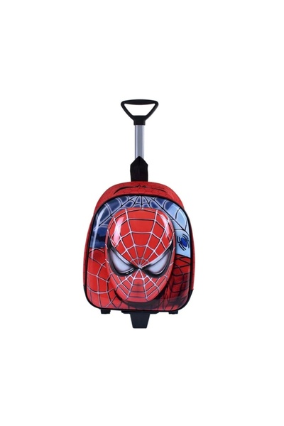 miço kids Spider-Man Boys' Kindergarten Bag with Trolley