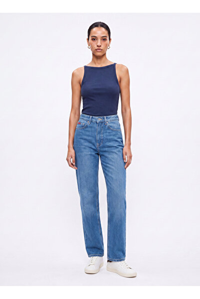 Lee Cooper Mavi Kadın Straight Denim Pantolon 262 LCF 121001 CLARA MAX BLUE
