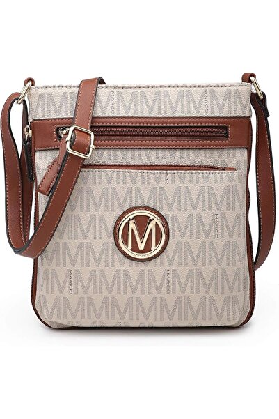 MARCO M KELLY Crossbody Purse for Women Multi Pockets Crossover Bag Zipped Sh...