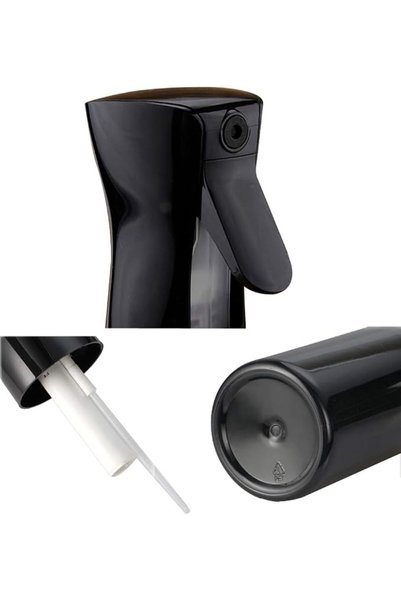 ZeroStage Continuous Pressurized 360 Fine Refillable Hair Spray Water Bottle (300ml, Black)